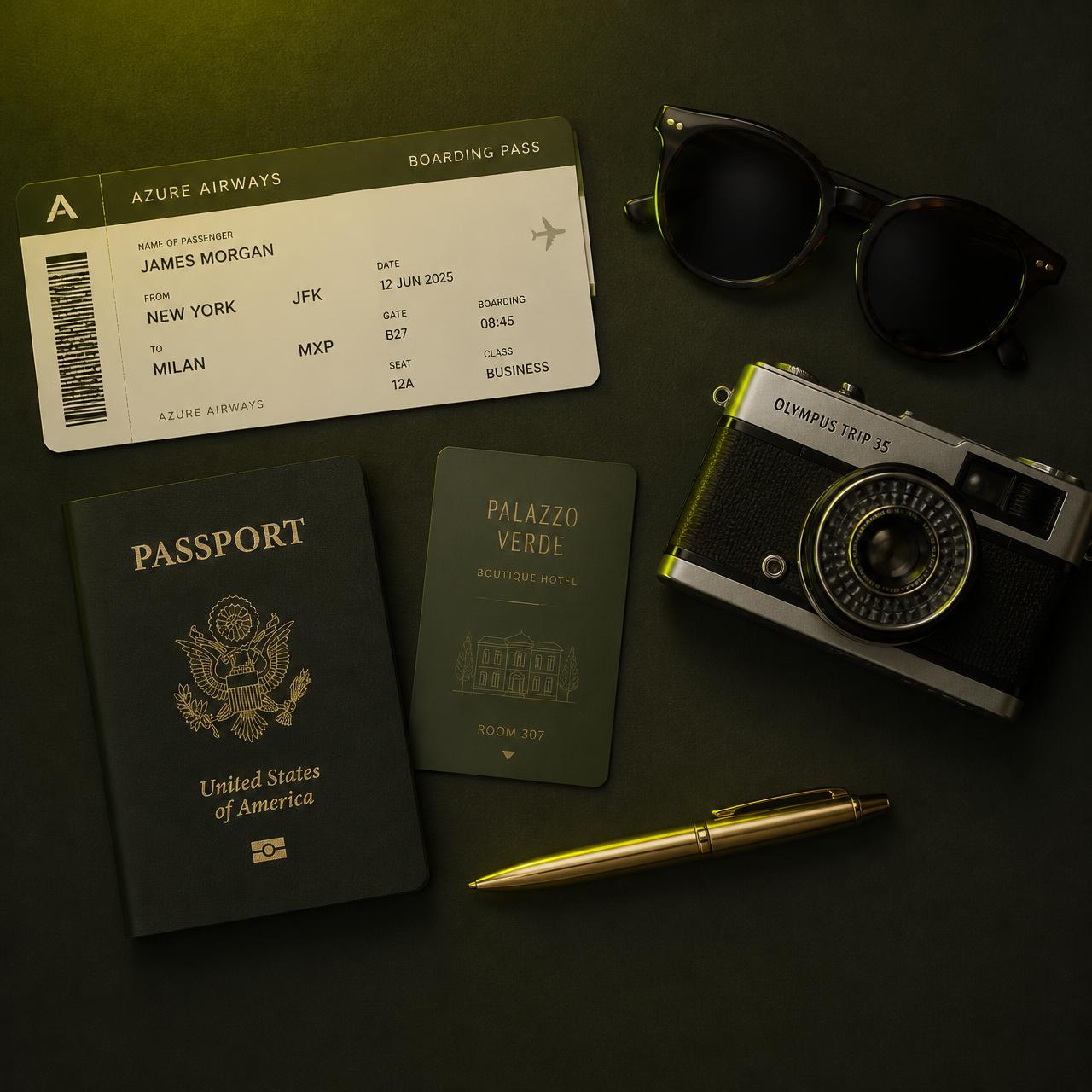 Itens de viagem